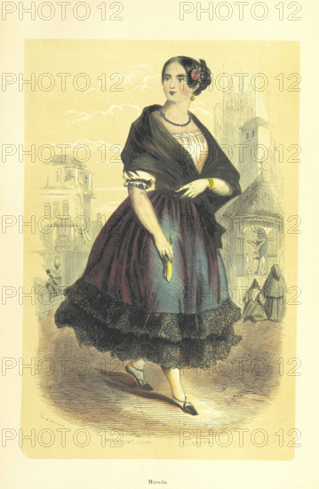 Manola, 1848. Creators: Markaert, Clerman.