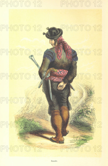 Bandit, 1848. Creator: Clerman.