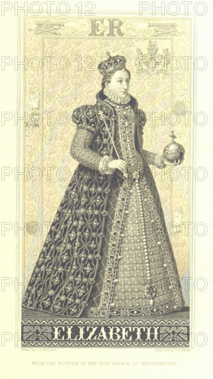 Elizabeth, from the picture in the new Palace of Westminster, 1878. Creators: Unknown, William Ridgway.