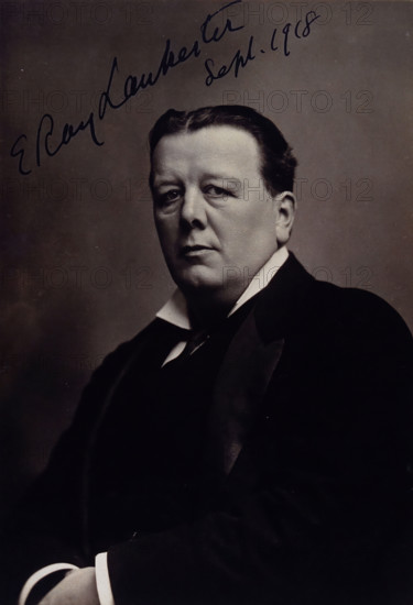 Sir Edwin Ray Lankester, 1918. Creator: Elliott & Fry.