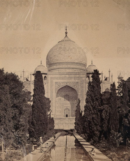 The Taj Mahal, Agra, India, c1858. Creator: Felice Beato.
