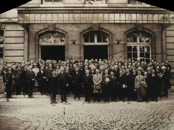 Annual reunion of neurologists at the Salpêtrière hospital, 1926, 1926. Creator: Unknown.