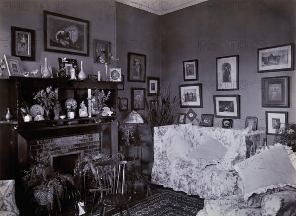 Johannesburg Hospital, South Africa: sitting room, c1905. Creator: Unknown.