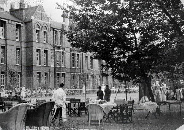 St Marylebone Infirmary, London: tennis tournament, 1906 (1930). Creator: Unknown.
