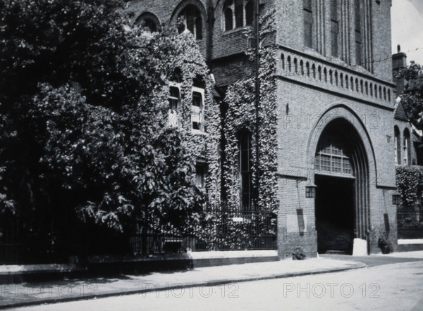 St Charles Hospital, London: the archway and the Medical Superintendent's house, c1930. Creator: Unknown.