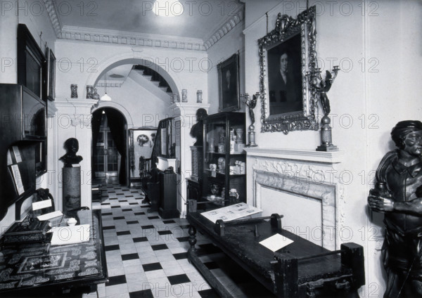 The Wellcome Historical Medical Museum, 28 Portman Square, London: the Entrance Hall, c, 1954. Creator: Unknown.