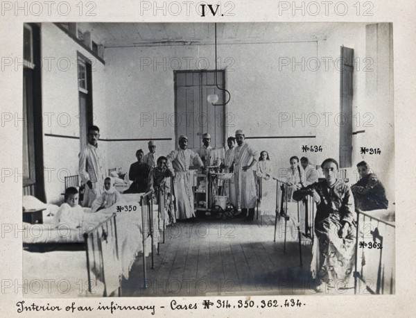 Seamen's Hospital for infectious diseases in Jurujuba, Rio de Janeiro; the interior ...,  1904/1911. Creator: Unknown.