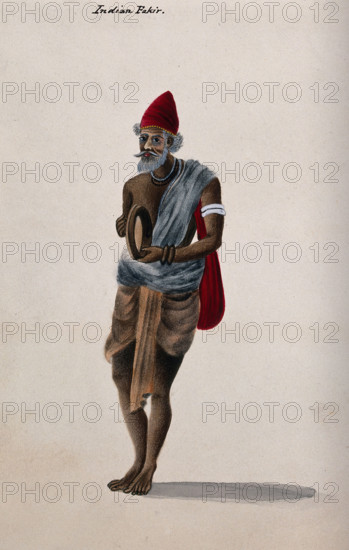 Indian Fakir, 1880.  Creator: C. B. Dering.
