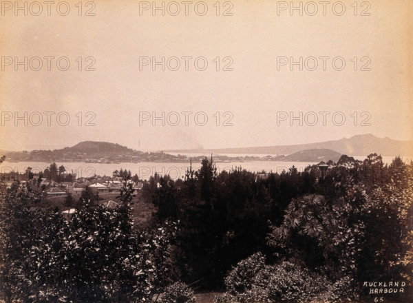 Auckland, New Zealand: part of Auckland harbour, 19th century. Creator: Unknown.