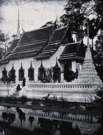 Chao Phraya river, Siam [Thailand], 1865, (1981). Creator: Unknown.