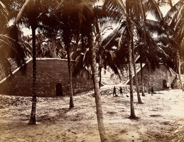 Singapore: a fort at Tanjong Katong, 1880. Creator: John Edmund Taylor.