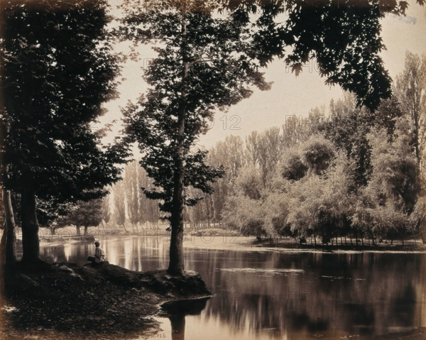 The Dhul canal, Kashmir, India, c1860s. Creator: Samuel Bourne.