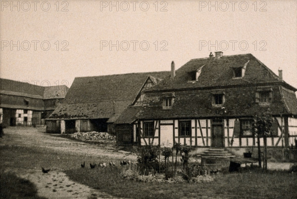 The farm and laboratory of JB Boussingault in Pechelbronn, France, c1880s. Creator: Unknown.