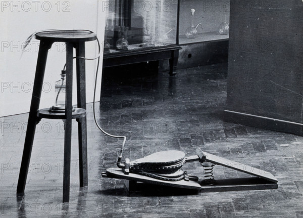 Pedal operated spray. Creator: Unknown.