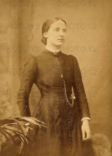 Unidentified woman, c1880s. Creator: Boning and Small.