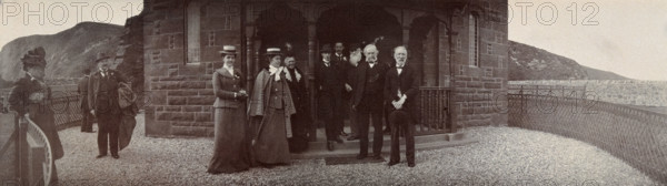 Baron Lister amongst a group outing, c1900s. Creator: Unknown.