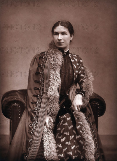 Mary Augusta Ward, Mrs Humphry Ward, c1870s. Creator: Barraud.