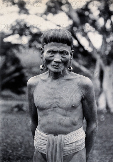 Sarawak: a Ukit man, c1900. Creator: Unknown.