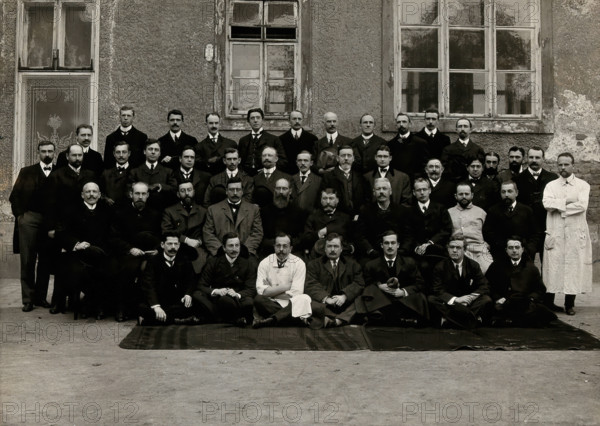 The Eye, Ear, Nose and Throat colloquium in Vienna, October 1905. Creator: Unknown.
