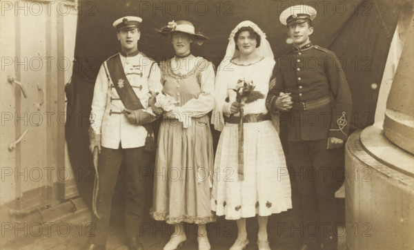 Four sailors performing in the play 'The Great Casimir', 1918. Creator: Unknown.