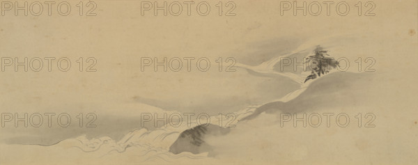 Hills in the Fog, 19th century. Creator: Unknown.