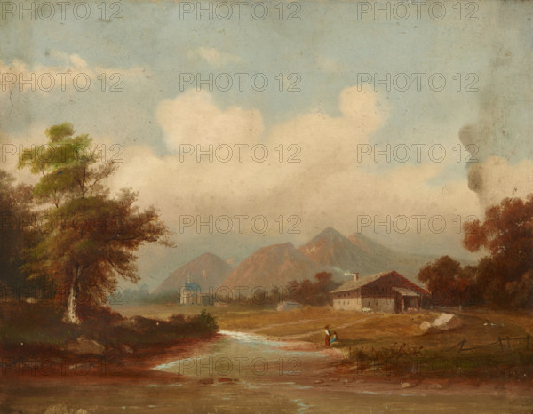 Mountain Landscape, 19th century. Creator: Unknown.