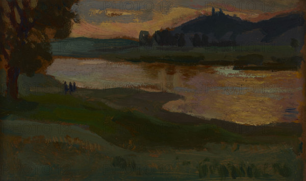 Bielany at Dusk, 1905. Creator: Jan Stanislawski.