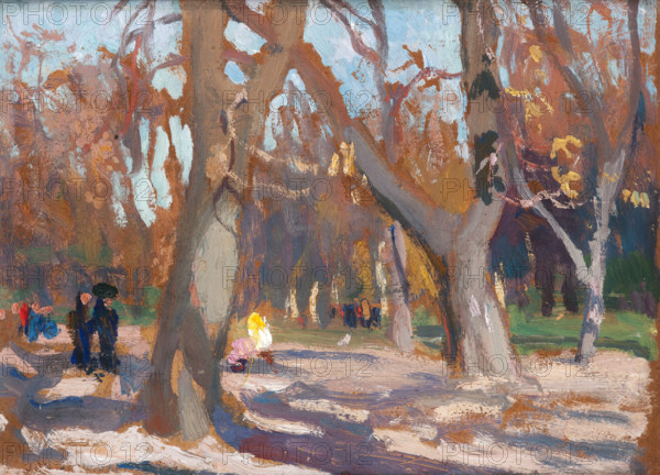 The Planty Park in Krakow, c1903. Creator: Jan Stanislawski.