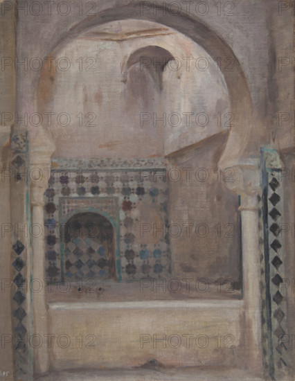 Granada (Alhambra), 1899. Creator: Jan Ciaglinski.