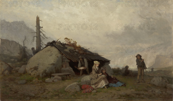Trip in the Tatra Mountains, 1873. Creator: Aleksander Kotsis.