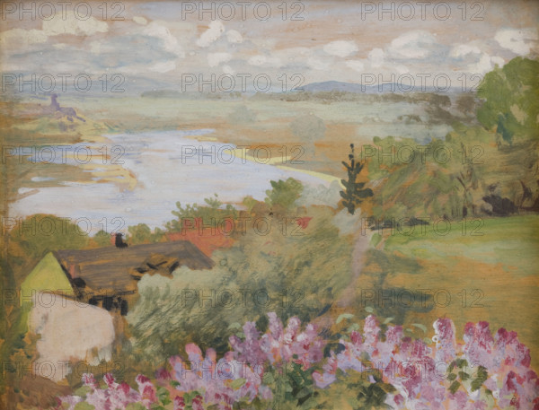 Valley of the Vistula from Zwierzyniec, 1905. Creator: Jacek Malczewski.