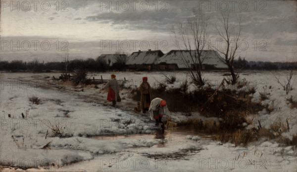 Winter Landscape, 1886. Creator: Roman Kochanowski.