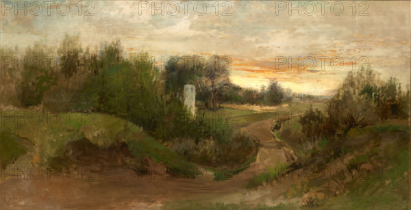 Landscape from the Vincity of Czarnokozince, c1883. Creator: Adam Chmielowski.