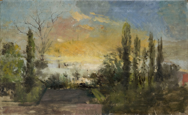 Landscape from Rabka, before 1884. Creator: Hippolyte Lipinski.