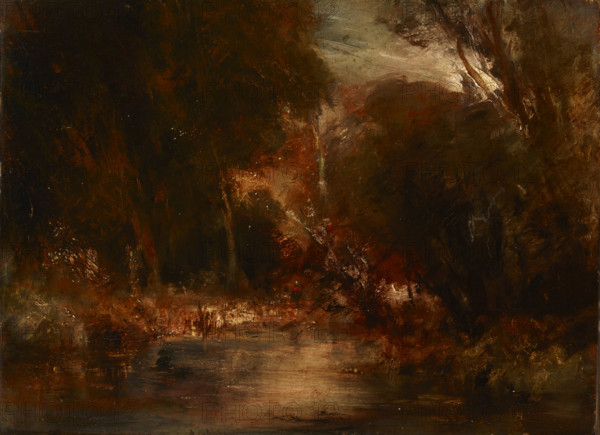 Forest Landscape, 3rd quarter of 19th century. Creator: Auguste François Ravier.