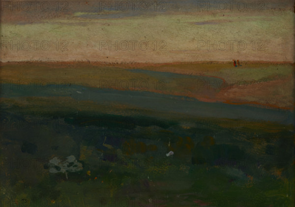 Green Steppe in the Ukraine, 1904. Creator: Jan Stanislawski.