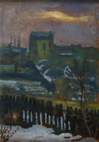 House in Winter, 1901. Creator: Jan Stanislawski.