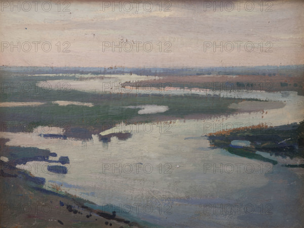 Dniepr (Limany Dniepru o swicie), 1903. Creator: Jan Stanislawski.