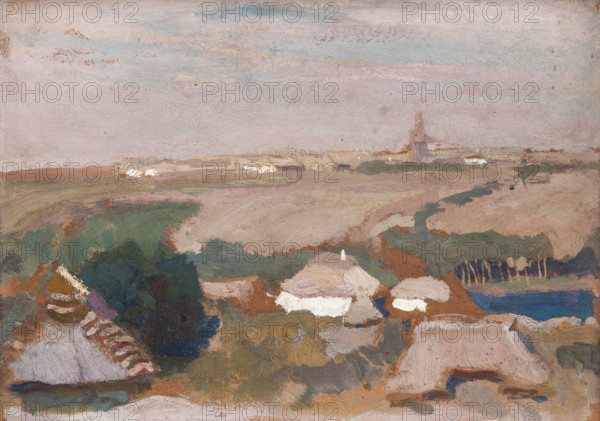 Ukrainian Village, 1903. Creator: Jan Stanislawski.