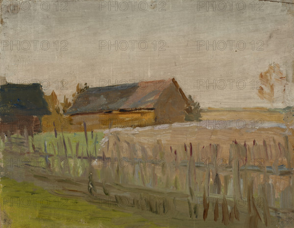 Evening, 1909. Creator: Jan Ciaglinski.