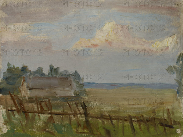 Northern Studies (The White Night-Clouds), 1910. Creator: Jan Ciaglinski.