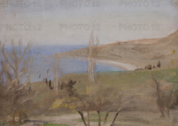 Yalta (Spring-Poplars), 1906. Creator: Jan Ciaglinski.