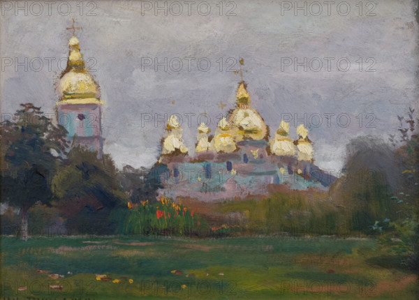 St Michael's Monastery in Kyiv, 1903. Creator: Jan Stanislawski.