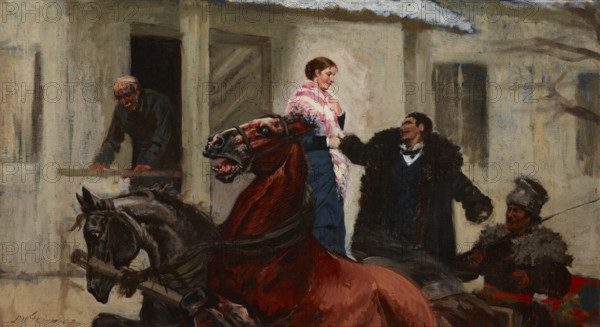 In Front of the Porch, between 1885-1890. Creator: Stanislaw Witkiewicz.