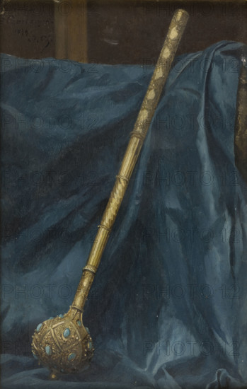 Study of a Turkish Mace from the 17th C., 1879. Creator: Stanislaus von Chlebowski.