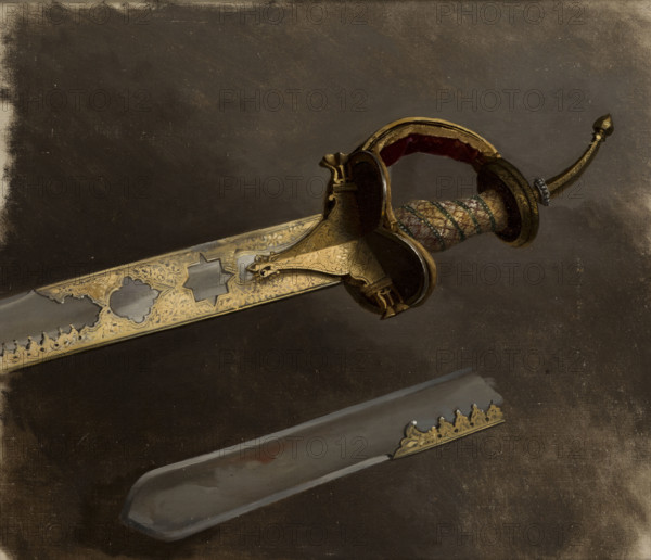 Study of a Sabre, before 1874. Creator: Stanislaus von Chlebowski.