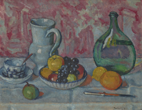 Still Life with a Knife, 1909. Creator: Jozef Pankiewicz.