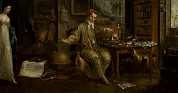 Scholar in His Studio, 1815. Creator: Michal Stachowicz.