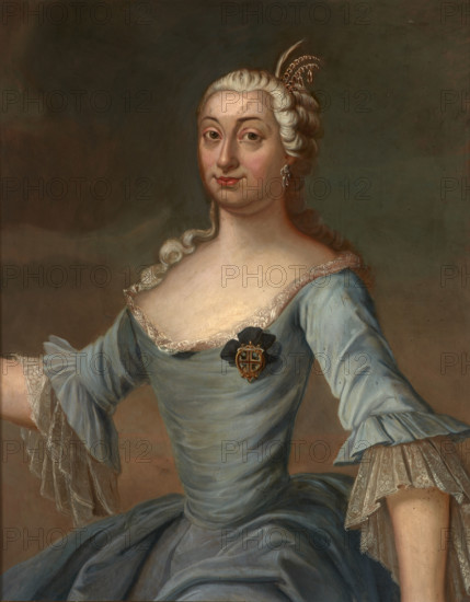 Portrait of Anna Ludwika Radziwill née Mycielska (1729-1771), Wife of Michal..., mid 18th century. Creator: Unknown.