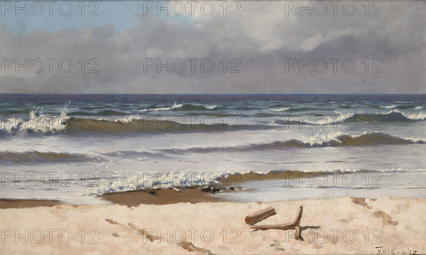 Coast at Polaga, 1889. Creator: Stanislaw Witkiewicz.